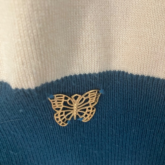 Uttam Boutique striped cardigan rugby sweater - Picture 5 of 5